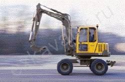 Мини-экскаваторы колесные Volvo EW 70 2-Piece Boom