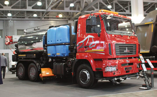 Допустимая масса шасси МАЗ 63122J — 33 500 кг