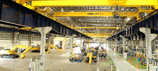 Производственная программа завода Komatsu в Индии включает 5 моделей массой от 7 до 45 т