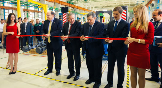 В Твери 22 мая прошла торжественная церемония открытия совместного предприятия корпорации Русские Машины и Terex Corporation