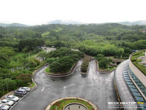 Вид из окна Hyundai отеля