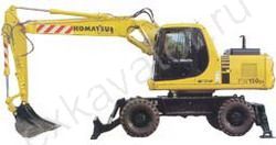 Колесные экскаваторы Komatsu PW170-7