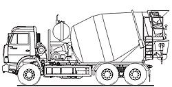 Автобетоносмесители КАМАЗ АБС-6-01 (69343) Автобетоносмесители КАМАЗ АБС-6-01 (69343)