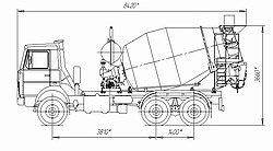Автобетоносмесители Tigarbo 6DA на шасси МАЗ 6303А3 (630333)
