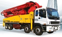 Автобетононасосы Sany SY5382THB 48(JZ)