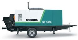 Стационарные бетононасосы Schwing SP 3800