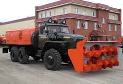 Снегоуборщики, снегоуборочные машины Урал ДЭ-226