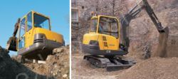 Мини-экскаваторы гусеничные Volvo EC 45 Мини-экскаваторы гусеничные Volvo EC 45