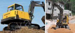 Мини-экскаваторы гусеничные Volvo EC 70 Мини-экскаваторы гусеничные Volvo EC 70
