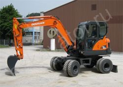 Мини-экскаваторы колесные Doosan DX 55W