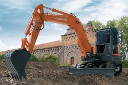 Мини-экскаваторы гусеничные Doosan DX80R