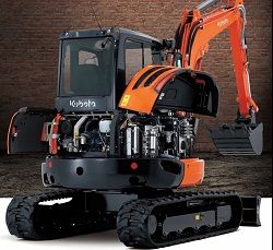 Мини-экскаваторы гусеничные Kubota U55-4