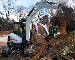 Мини-экскаваторы гусеничные Bobcat E45 Мини-экскаваторы гусеничные Bobcat E45