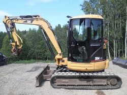 Мини-экскаваторы гусеничные Caterpillar 304CR