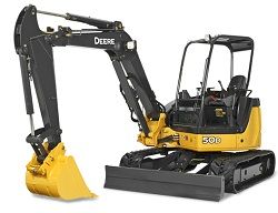 Мини-экскаваторы гусеничные John Deere 50D Мини-экскаваторы гусеничные John Deere 50D