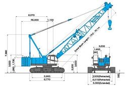 Гусеничные краны Kobelco CKE1100 Гусеничные краны Kobelco CKE1100