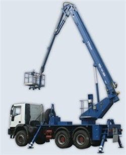 Автовышки Пожтехника ПСС-141.28Э шасси Iveco (МР 380 Е38Н)