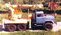 Бурильно-крановые машины Кранспецбурмаш ПСКБМ-1 на шасси ЗиЛ-131