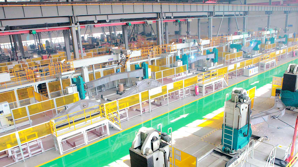 На заводе в г. Сюйчжоу изготавливают также некоторые элементы конструкции для экскаваторов