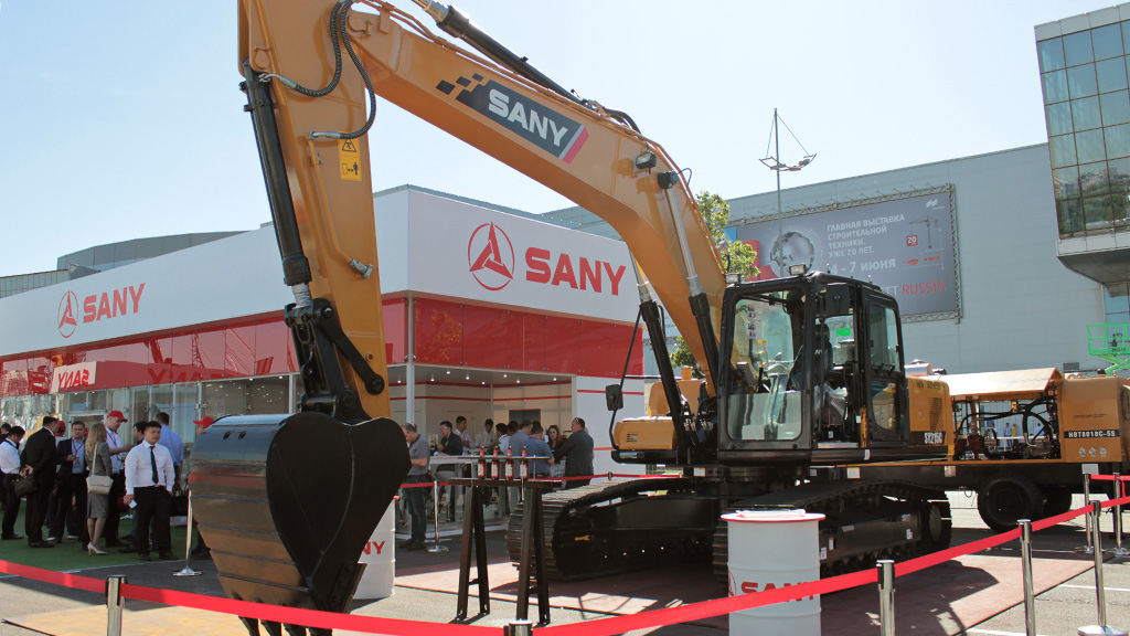 За 5 лет Sany планирует реализовать на зарубежных рынках продукции на 10 млрд долларов
