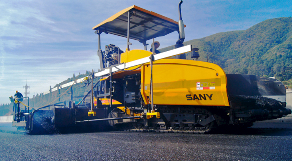 Линейка асфальтоукладчиков SANY серии SAP состоит из 8 моделей