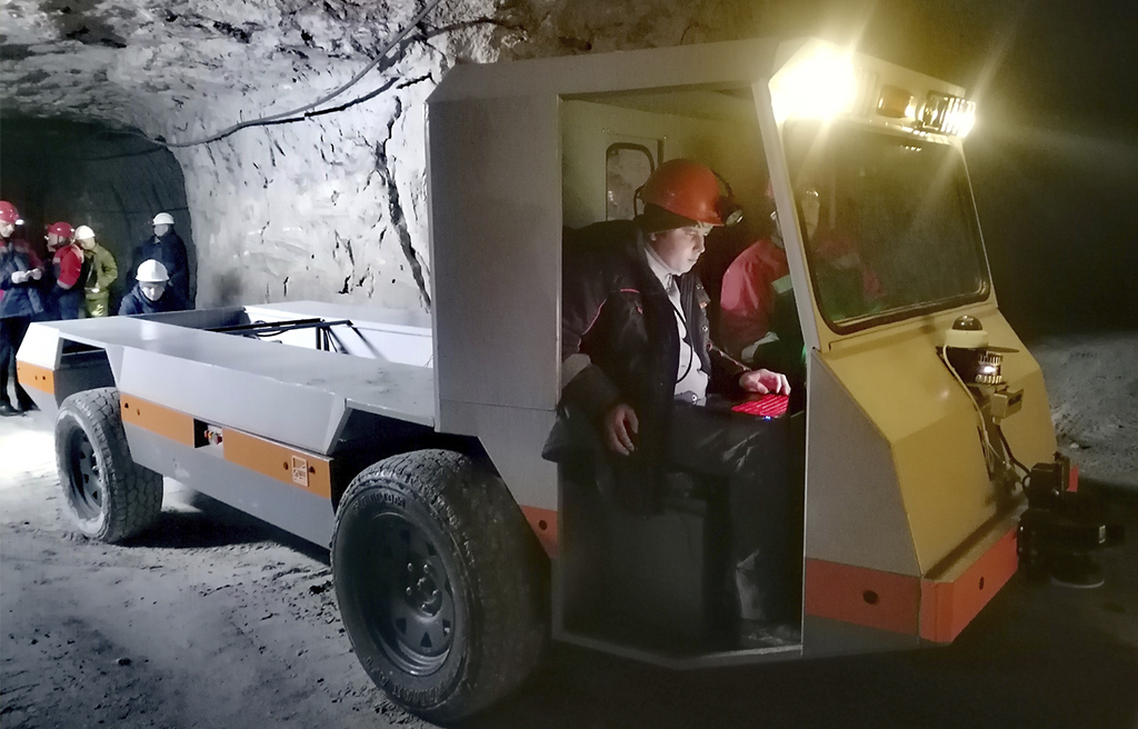 Беспилотный перевозчик руды отечественной разработки прошёл испытания в шахте Пешеланского гипсового завода