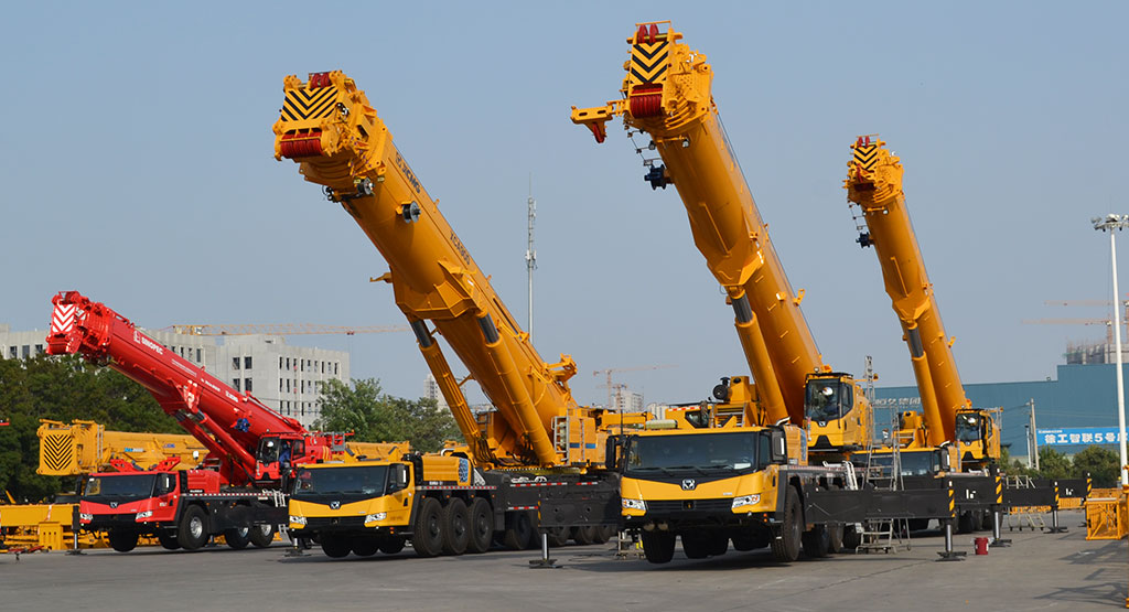 Краны XCA600 грузоподъёмностью 600 т