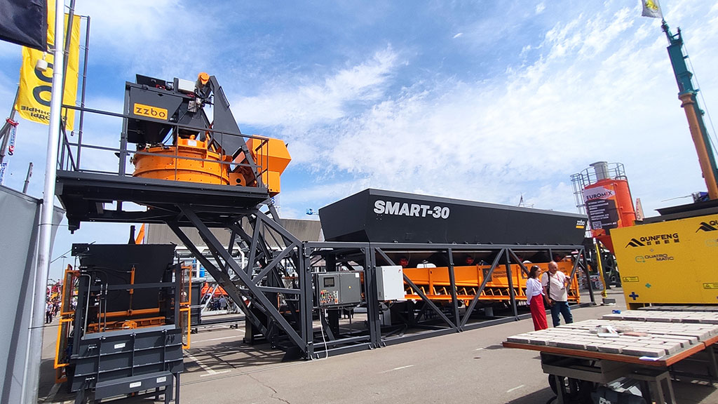 Мобильный бетонный завод SMART-30 на выставке СТТ Expo 2025