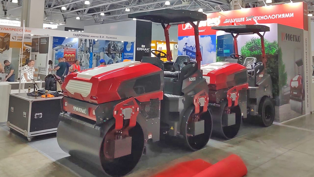 Дорожные катки Merko MR4500C и MR5000