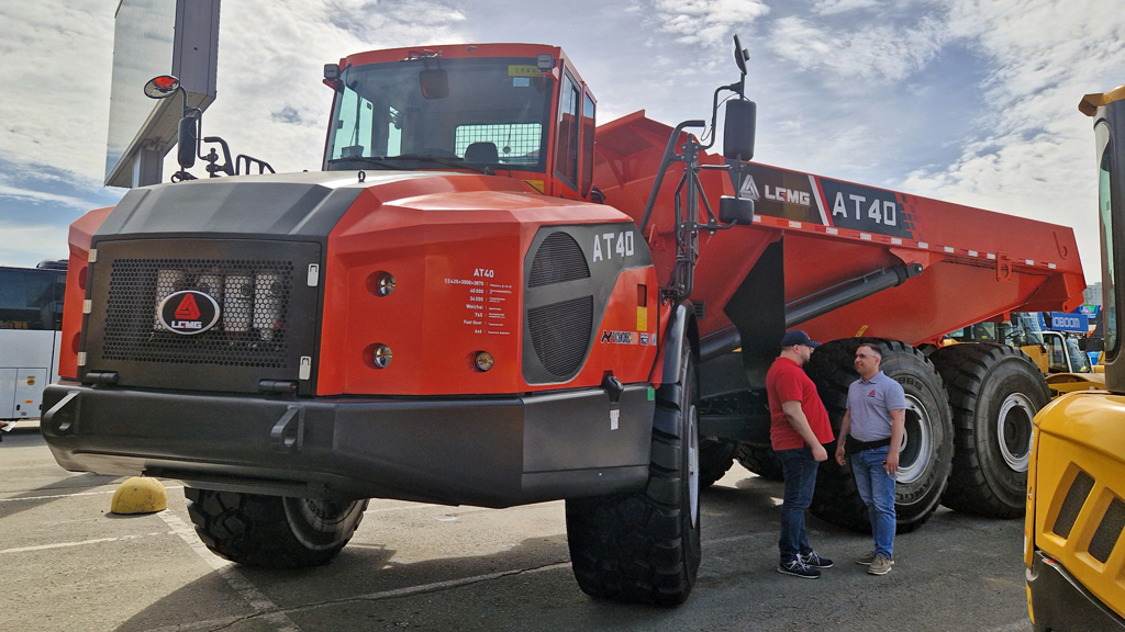 Грузоподъёмность самосвала LGMG АТ40 — 40 тонн