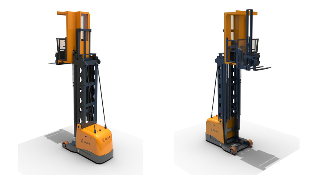 Узкопроходный штабелёр станет главной новинкой JHLIFT в 2026 году