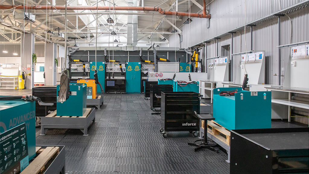 Благодаря новому цеху более 1 000 кв. м производственная мощность завода существенно увеличилась