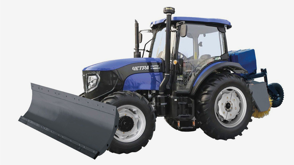 Машины ЧЕТРА СИТИ совместимы с различными видами навесного и прицепного оборудования