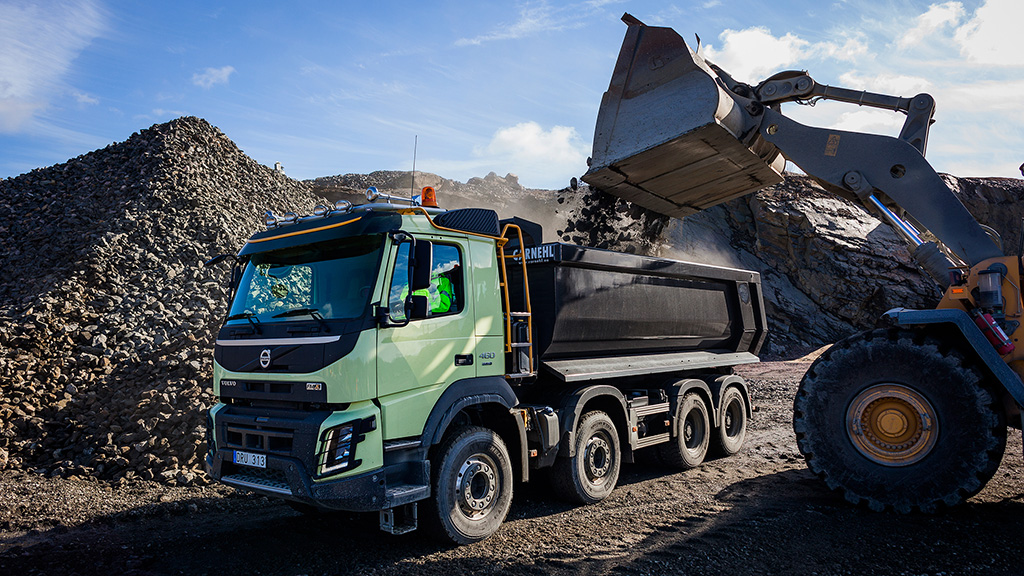 Volvo FMX с увеличенной нагрузкой передней оси