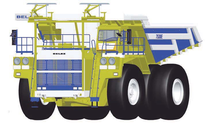 3-D модель дизель-троллейвоза грузоподъемностью 240 тонн