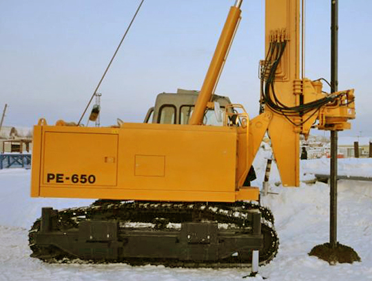 PE650 - оборудование для буровых работ в грунтах от первой до шестой категории