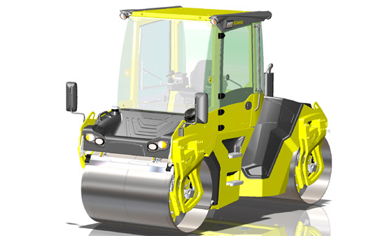 Bauma-2013: новые модели тандемных катков Bomag 