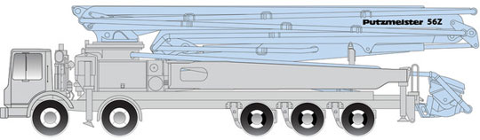 Бетононасосы Putzmeister будут весить меньше