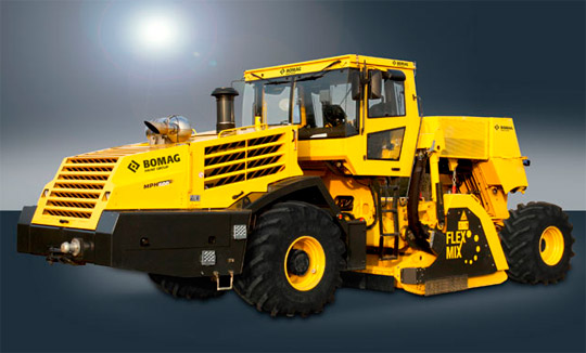 Bauma: мировая премьера новой машины для стабилизации дорожного полота Bomag MPH 600 
