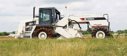 Terex RS446D для стабилизации и регенерации дорожного полотна