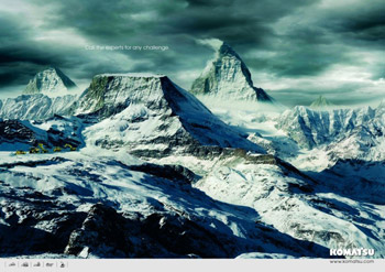 срыта гора, закрывающая вид на Эверест