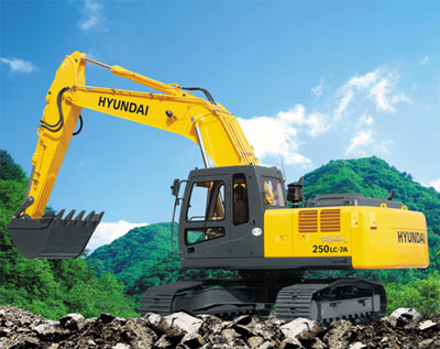 Гусеничный экскаватор Hyundai 250 LC-7A