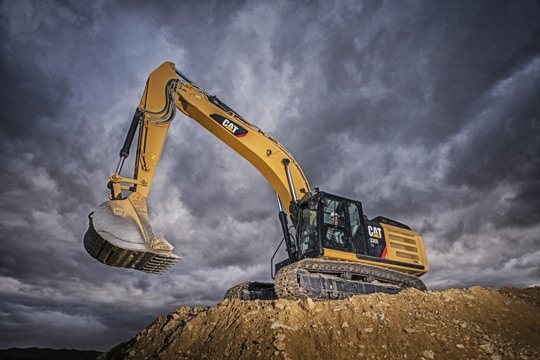 Экскаватор Cat 336E H с гибридным приводом