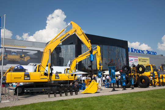 Гусеничные экскаваторы Komatsu