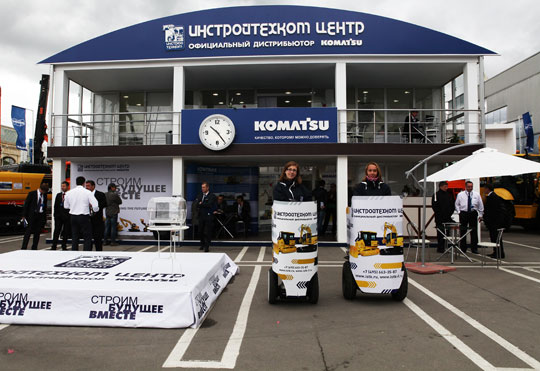 Стенд Инстройтехком-Центра на выставке СТТ-2012