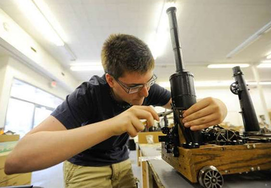 Мастабная модель парового экскаватора Otis Shovel