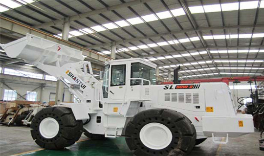 Фронтальный погрузчик Shantui для войск ООН