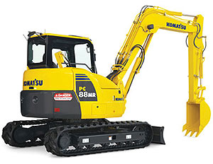 Мини-экскаватор Komatsu PC88MR-8 