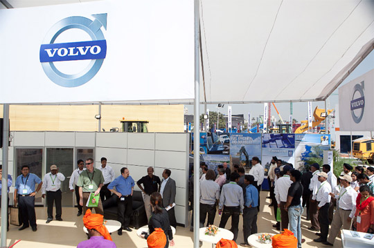 стенд Volvo CE на bC India 2011