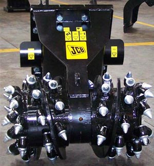 гидравлическая фрезерная головка Rockwheel компании JCB